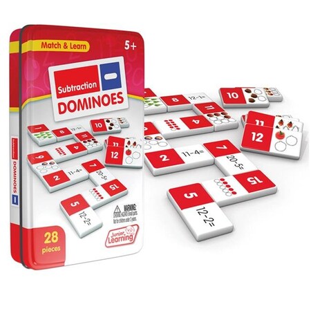 Junior Learning Junior Learning JRL482-2 Subtraction Dominoes - 2 Each JRL482-2